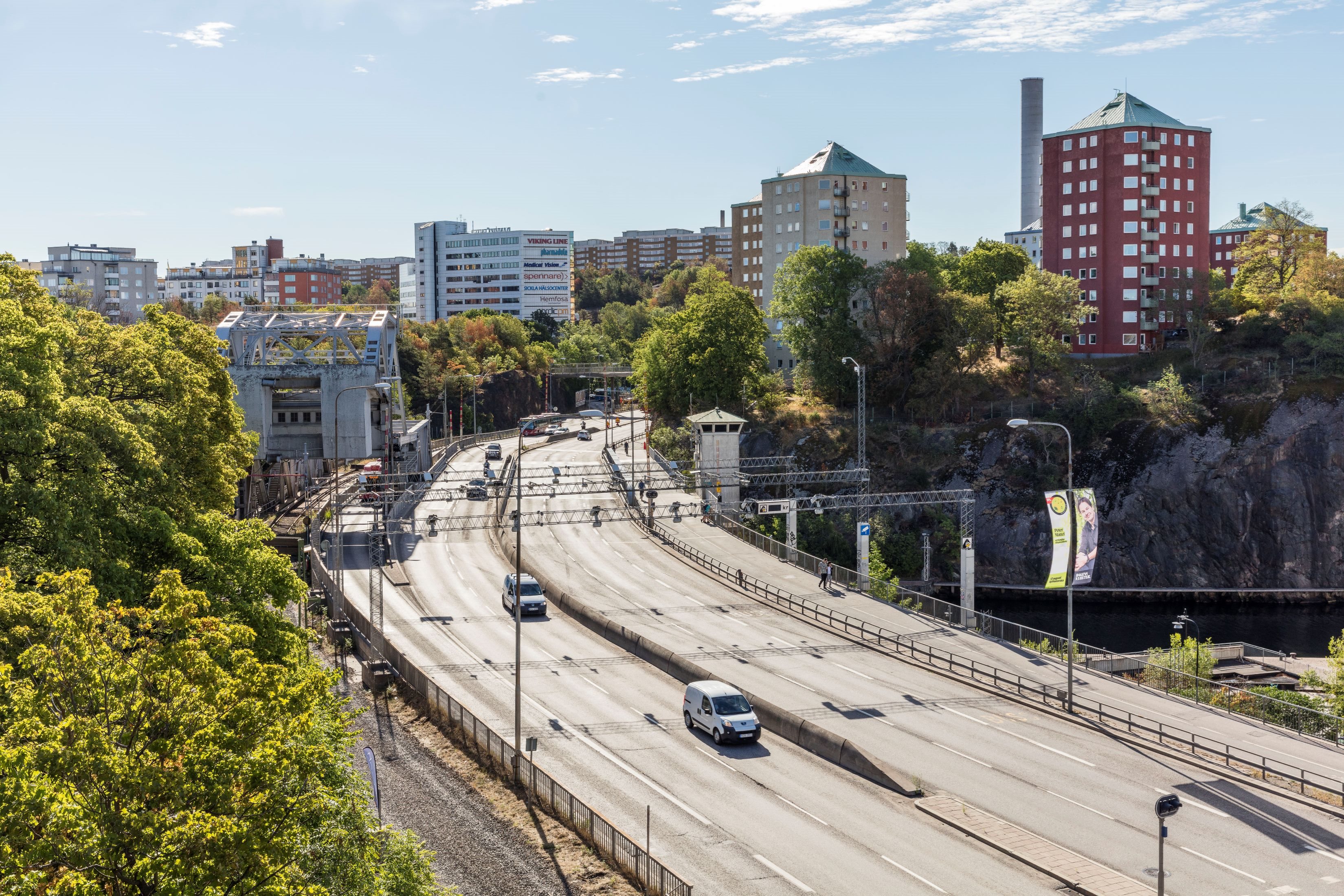 Norra och södra Danviksbron Stockholm Bild Mattias Ek Stadsmuseet